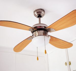 Electric,ceiling,lamp,with,propeller,,electric,installation,services